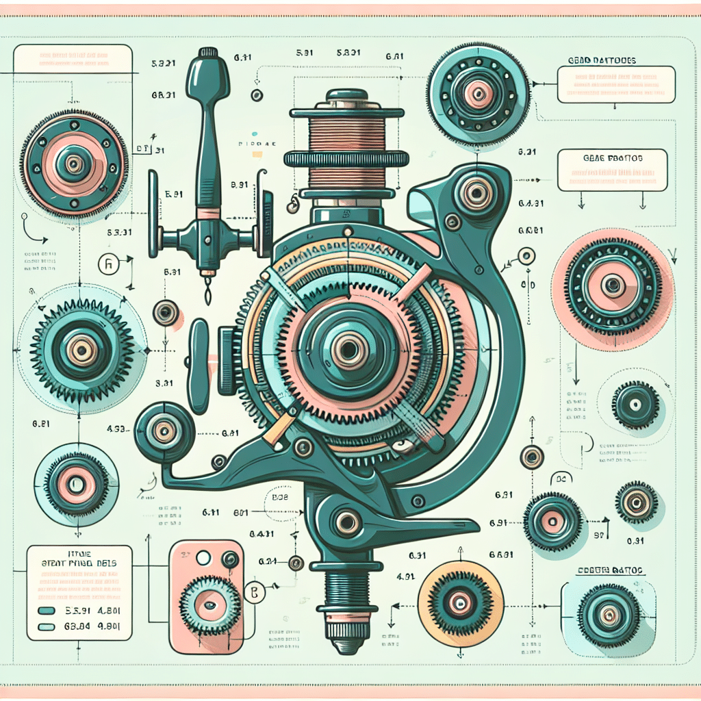 What is fishing reel ratios mean