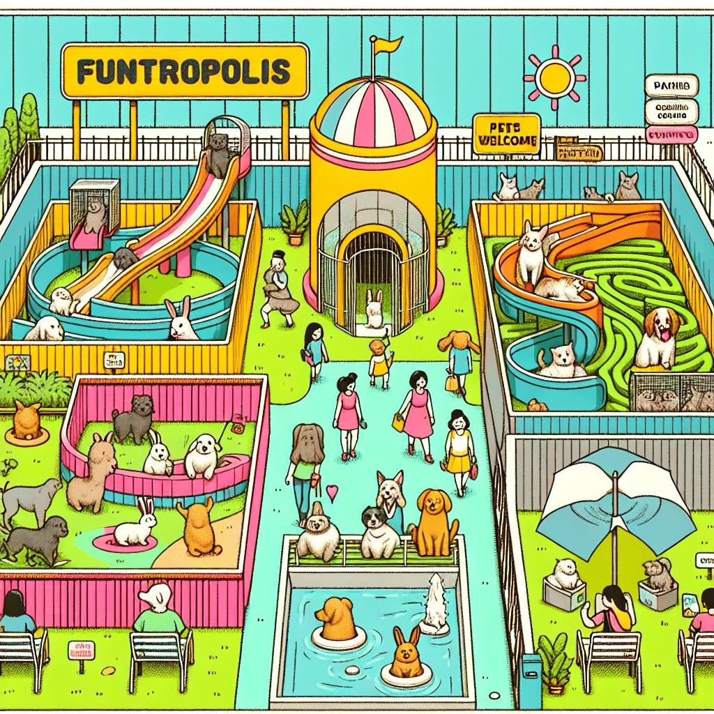 What is funtropolis contion to pets
