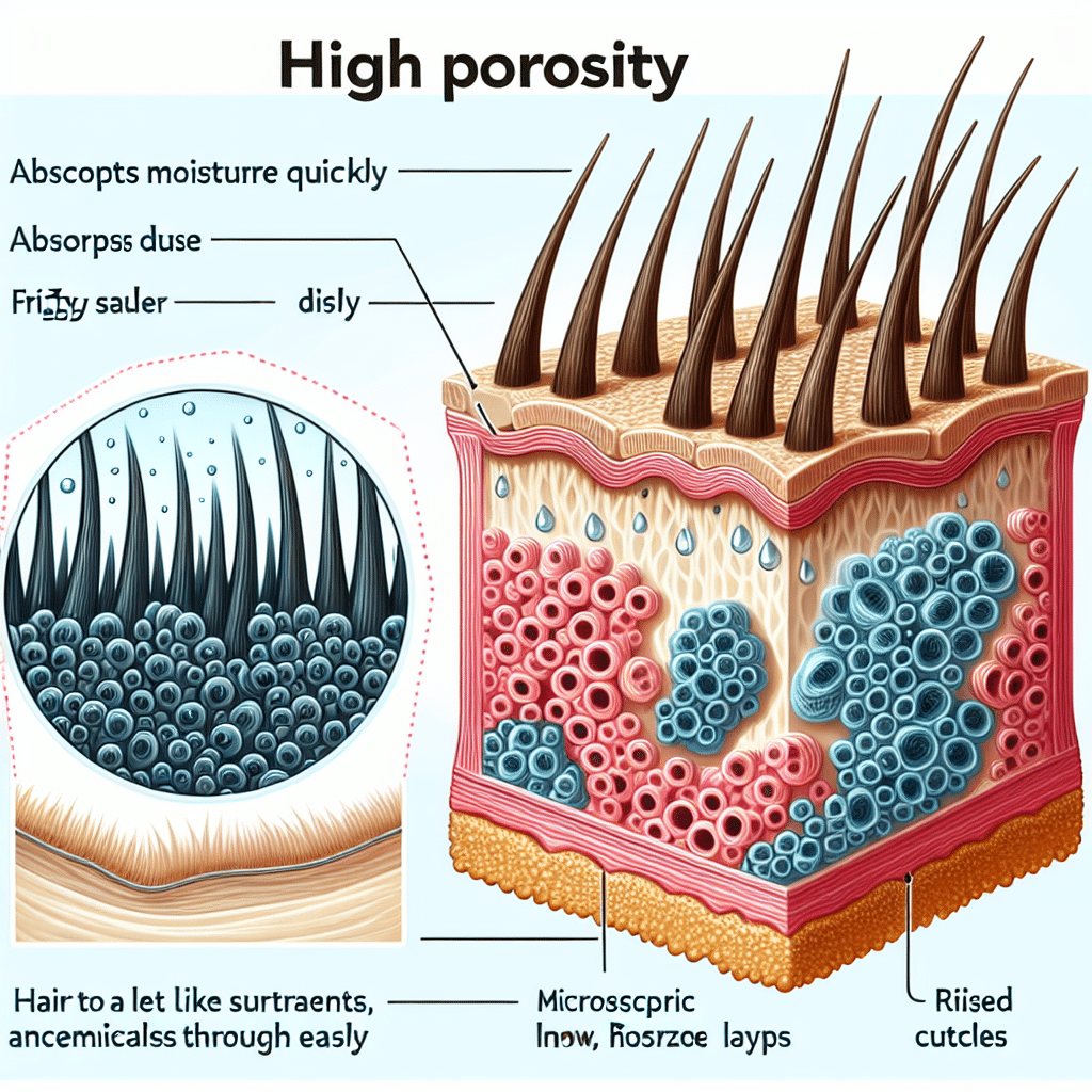 What is high porosity hair
