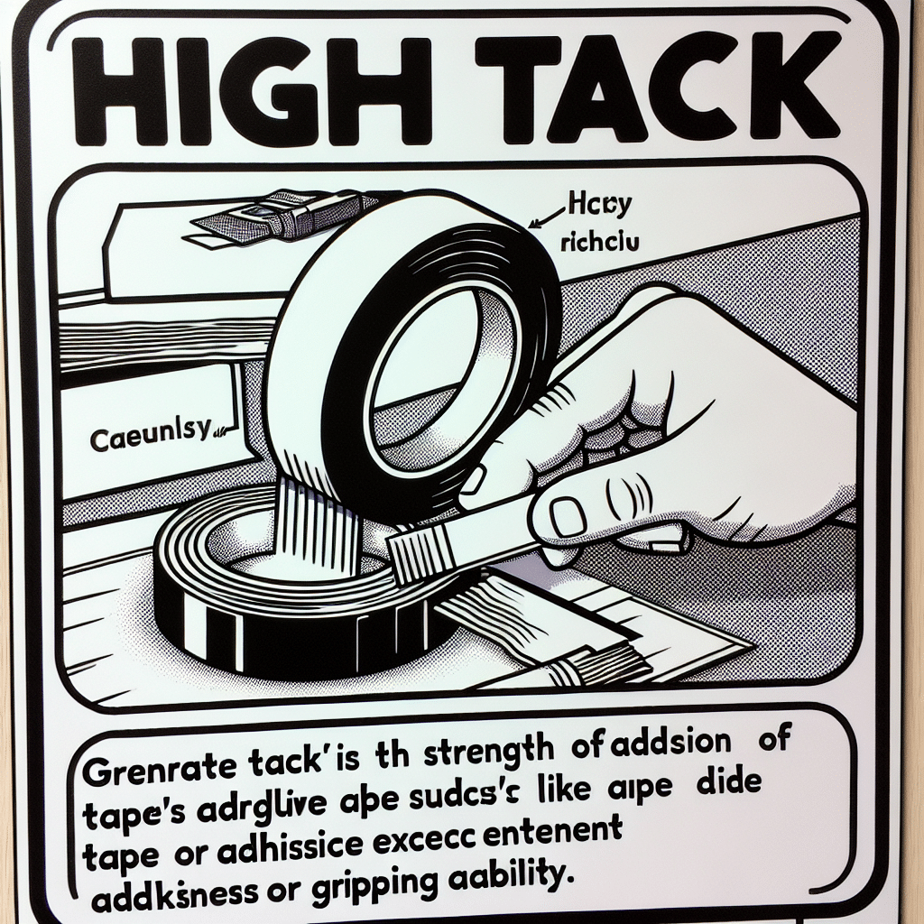 What is high tack mean