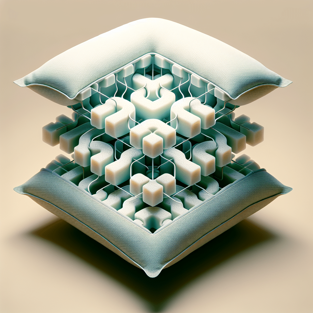 What is in patented interlocking fill my pillow