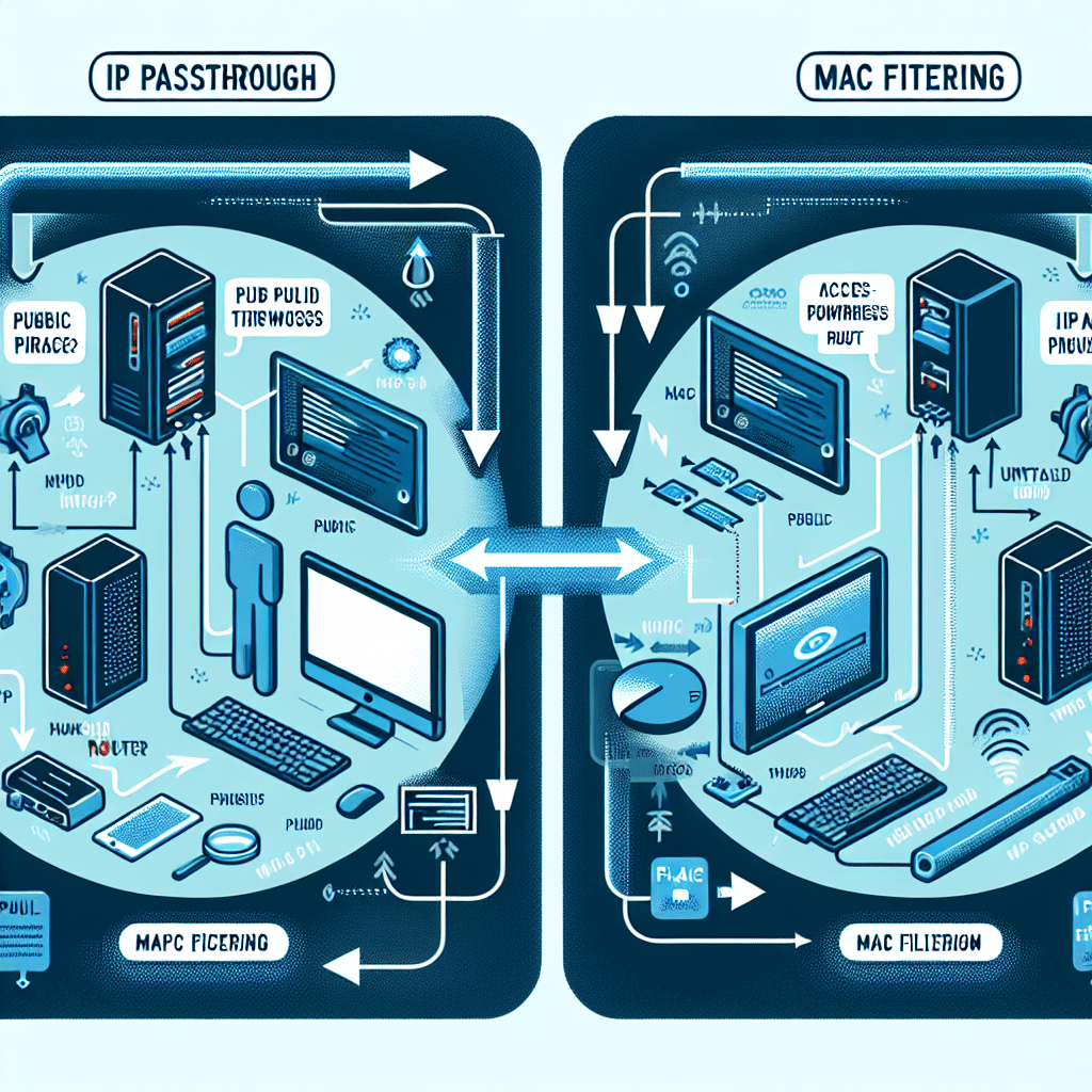 What is ip passthrough port vs mac
