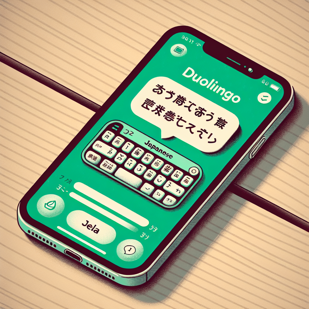 What is japense duolingo in keyboard on ihpone