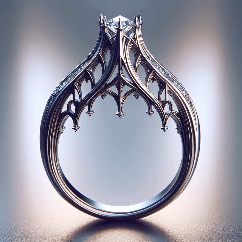 What is knife edge cathedral ring