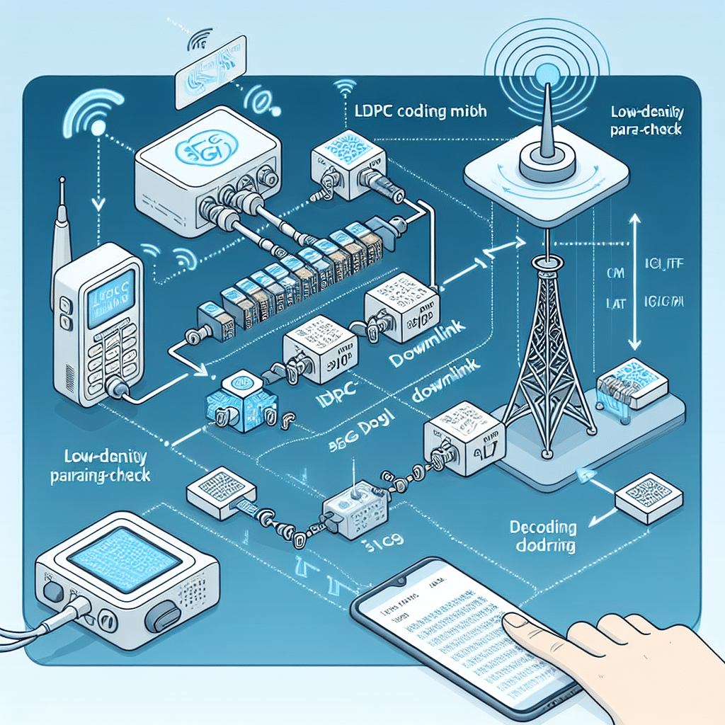 What is ldpc coding in 5g downlink