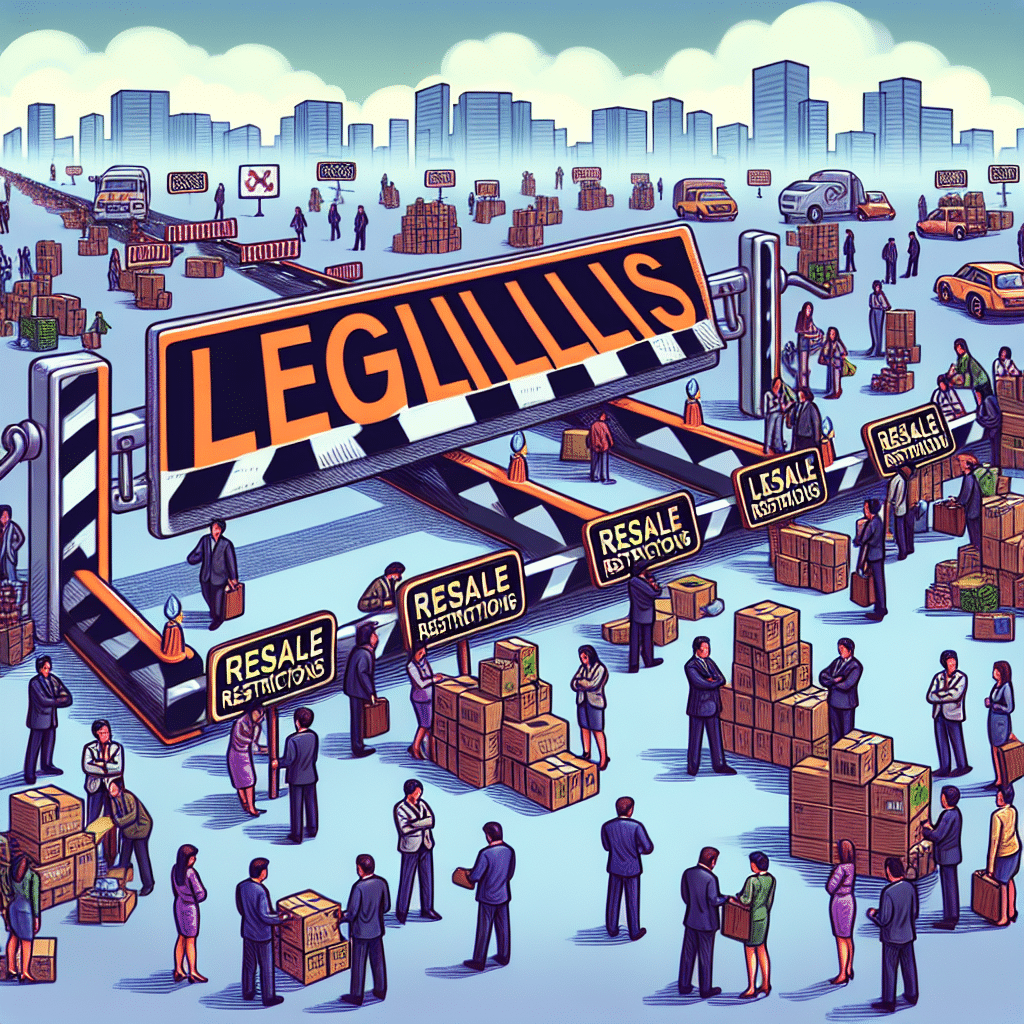 What is legal limits with resale restrictions