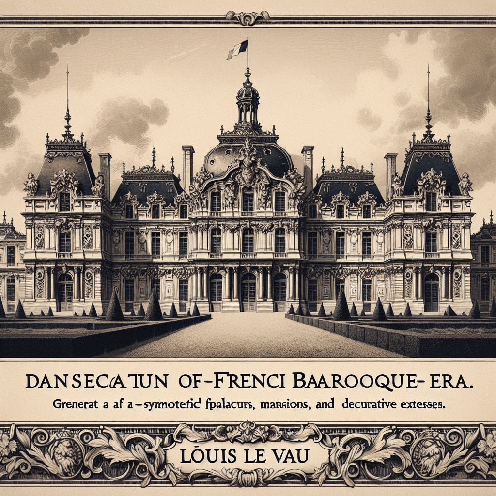 What is louis le vau responsible for