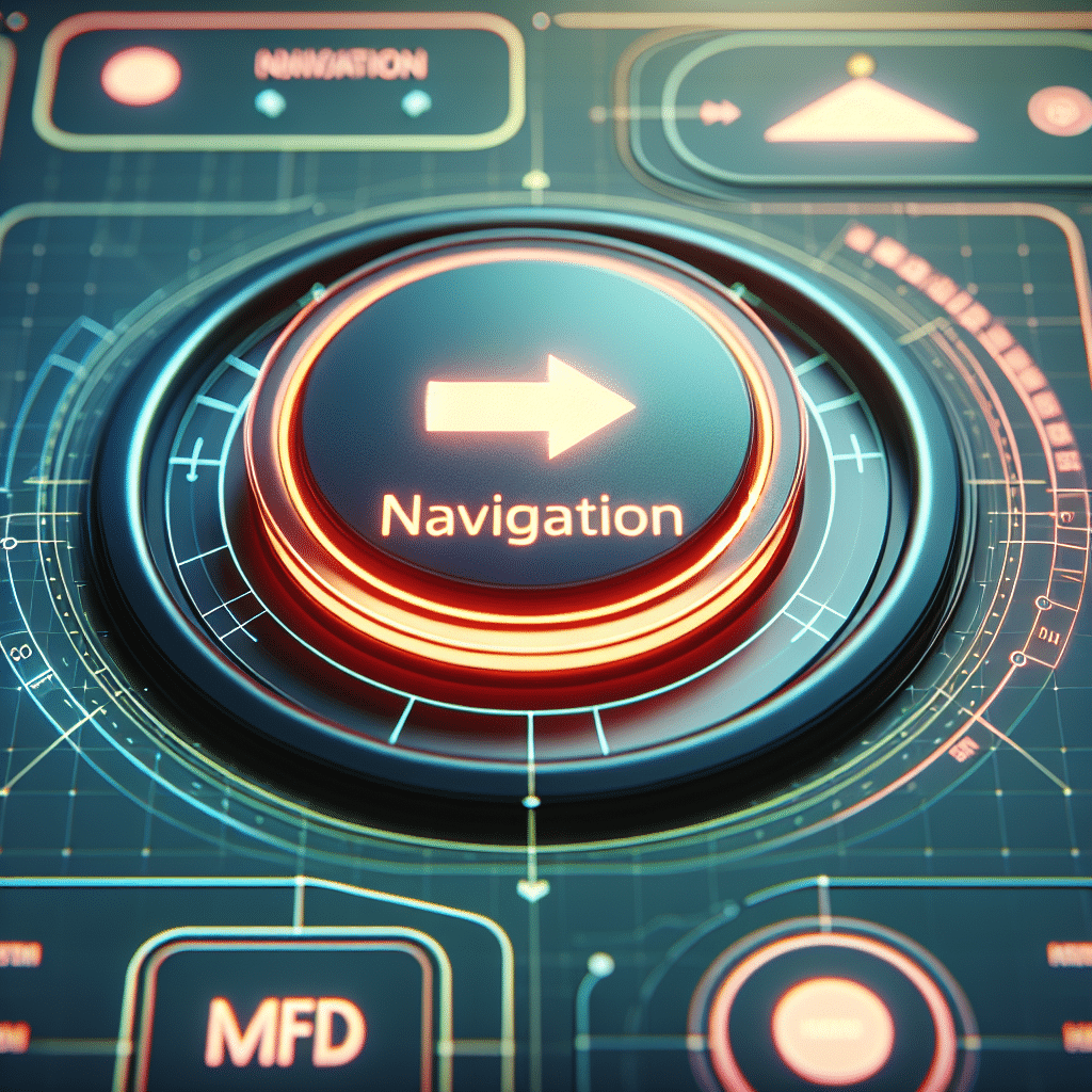 What is mfd navigation button used for