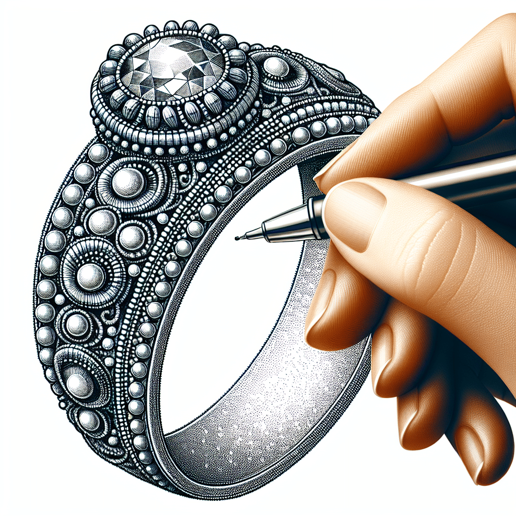 What is milgrain beading jewelry