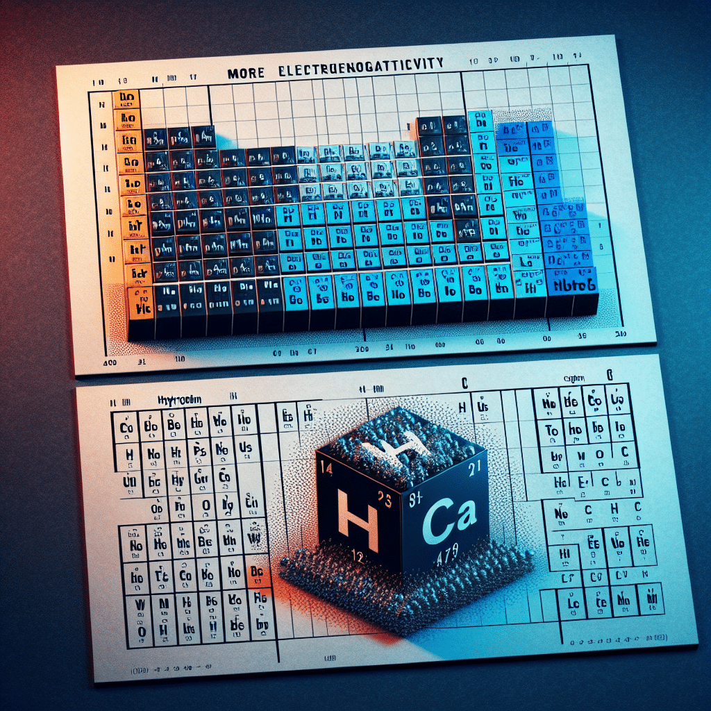 What is more electronegative h or c