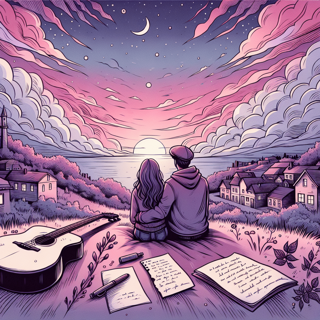 What is pink skies by zach bryan about