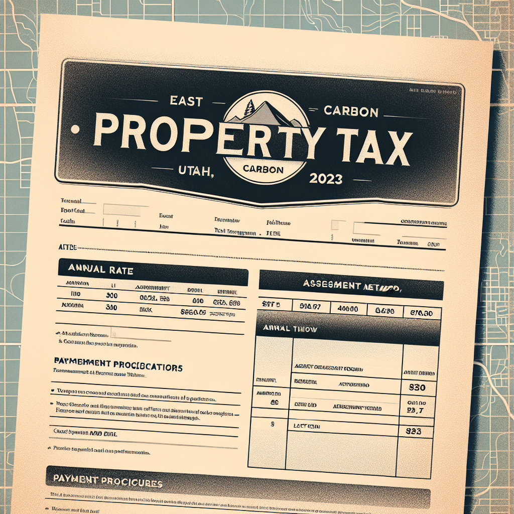 What is property tax in east carbon utah 2023