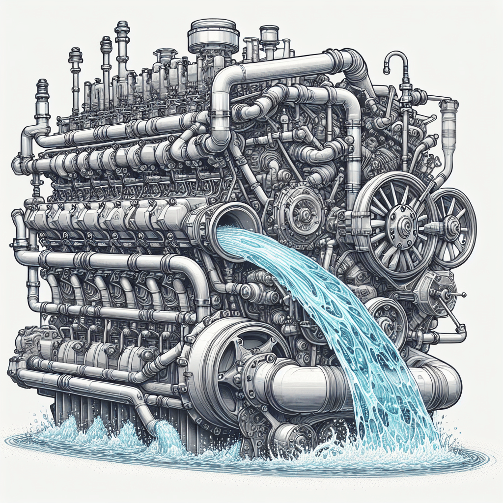What is reversion of water in a marine engine