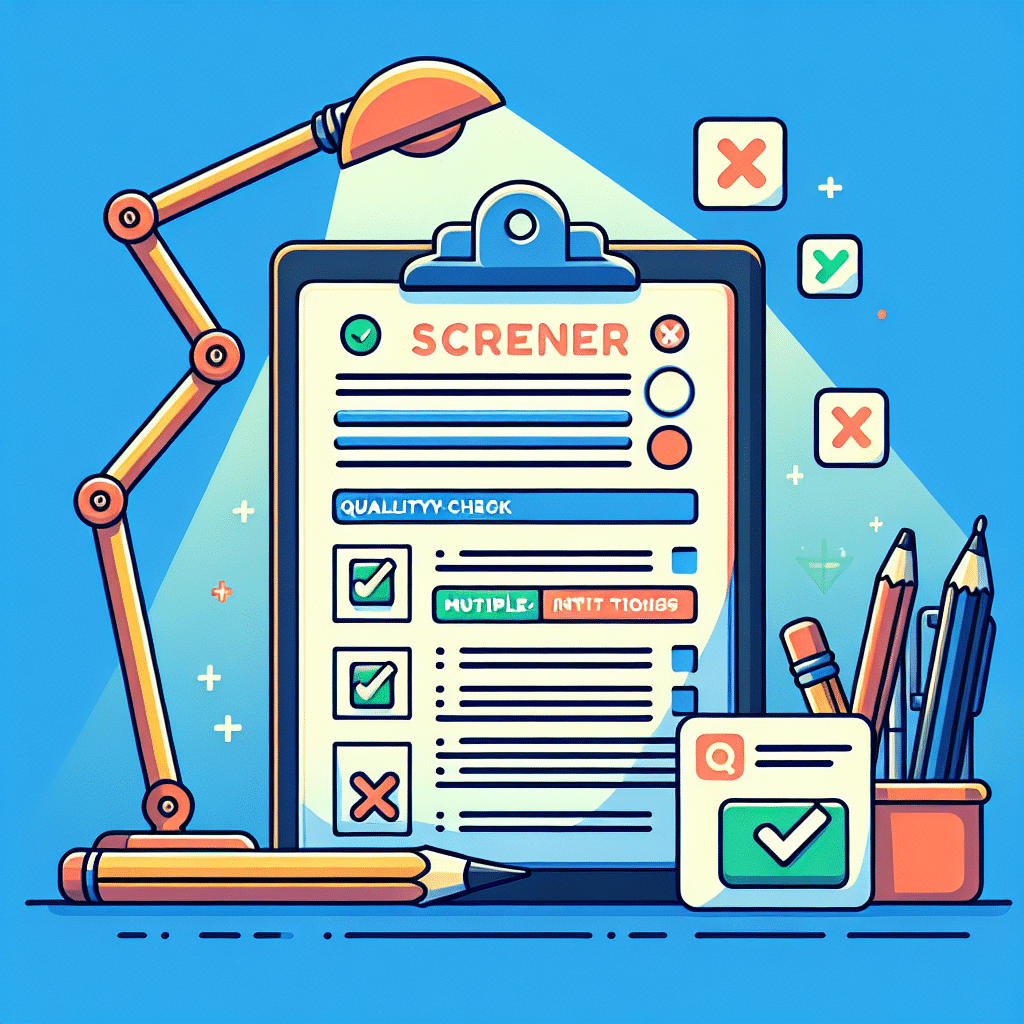 What is screener for a survey