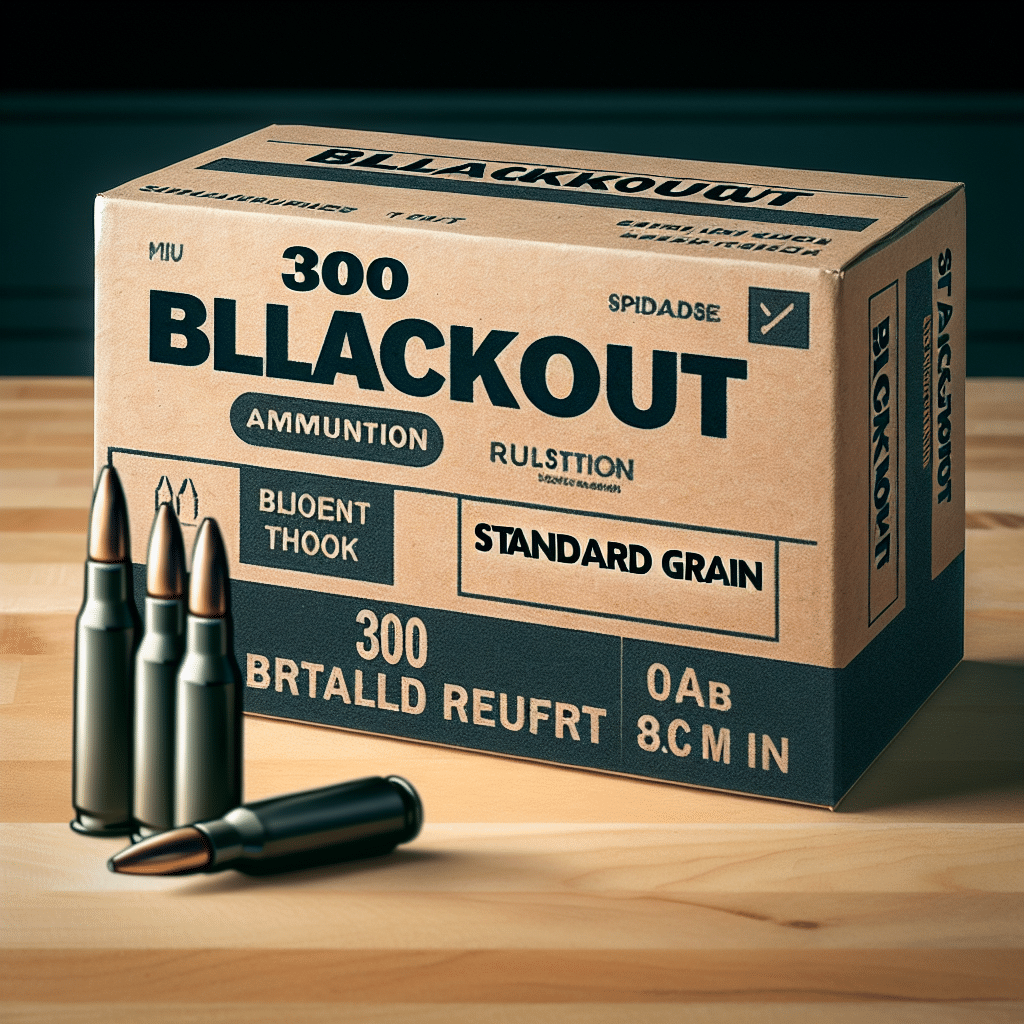 What is standard grain for 300 blackout