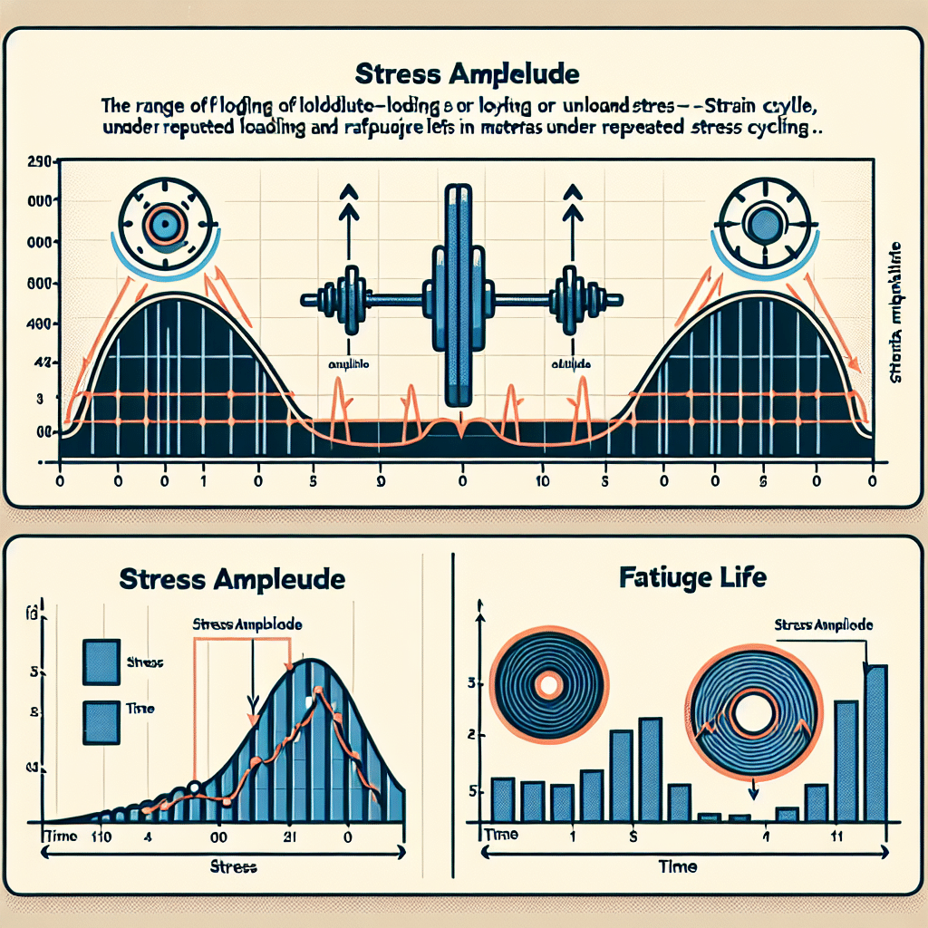 What is stress amplitude in fatigue