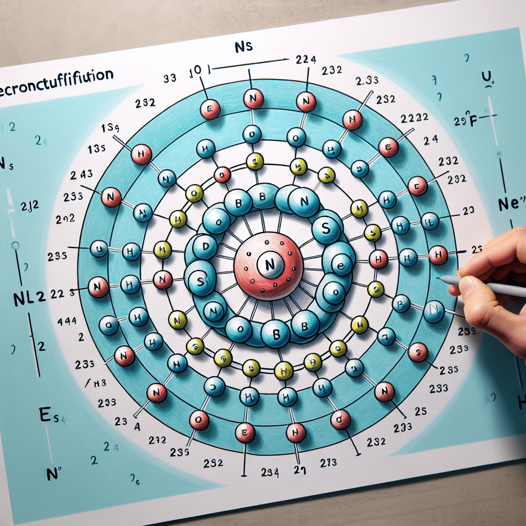 What is the electron configureation for nitrogen