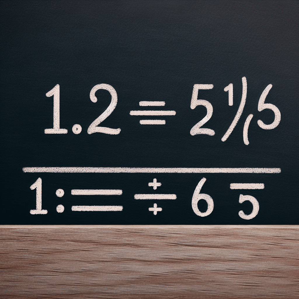 What is the fraction of 1.2
