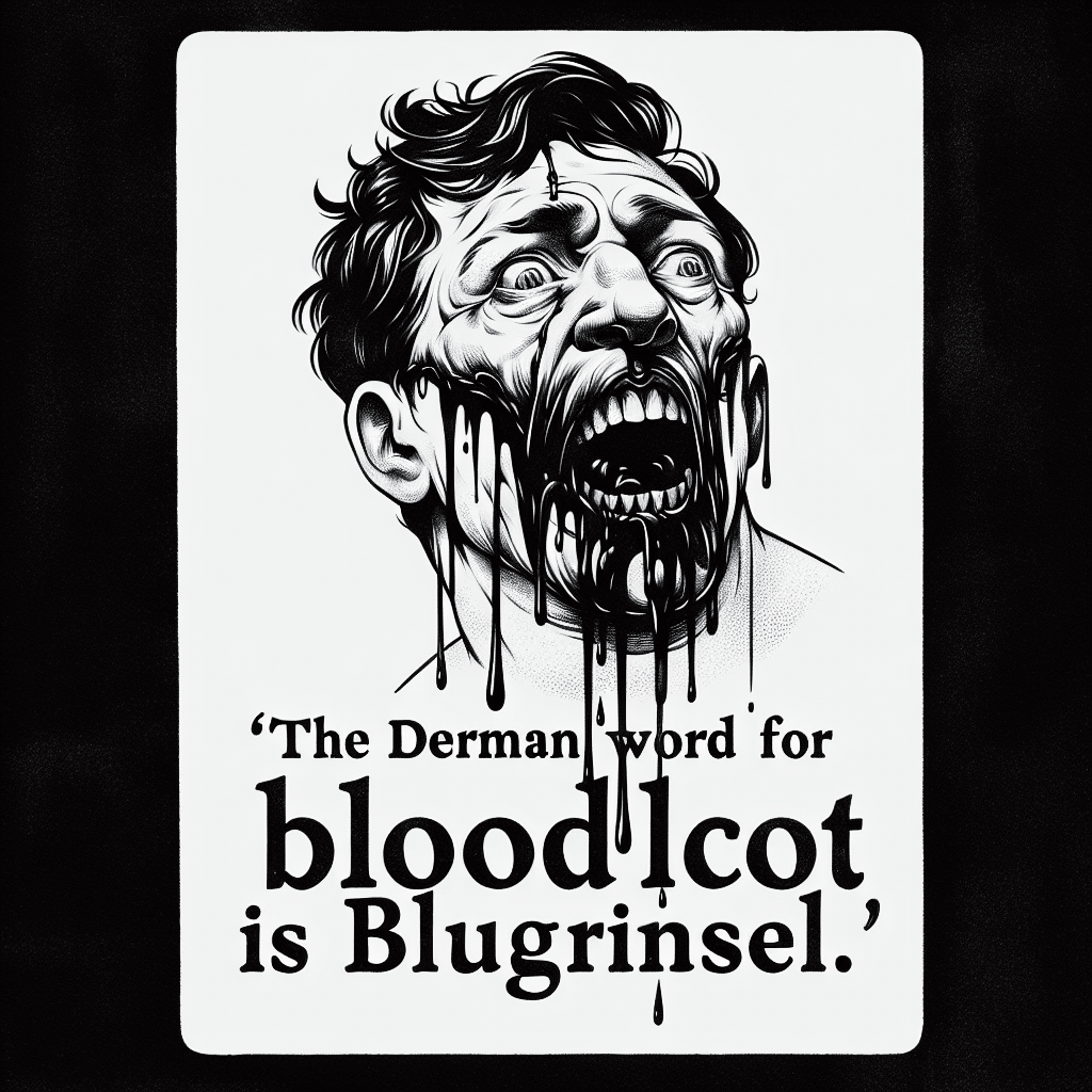 What is the german word for blood clot