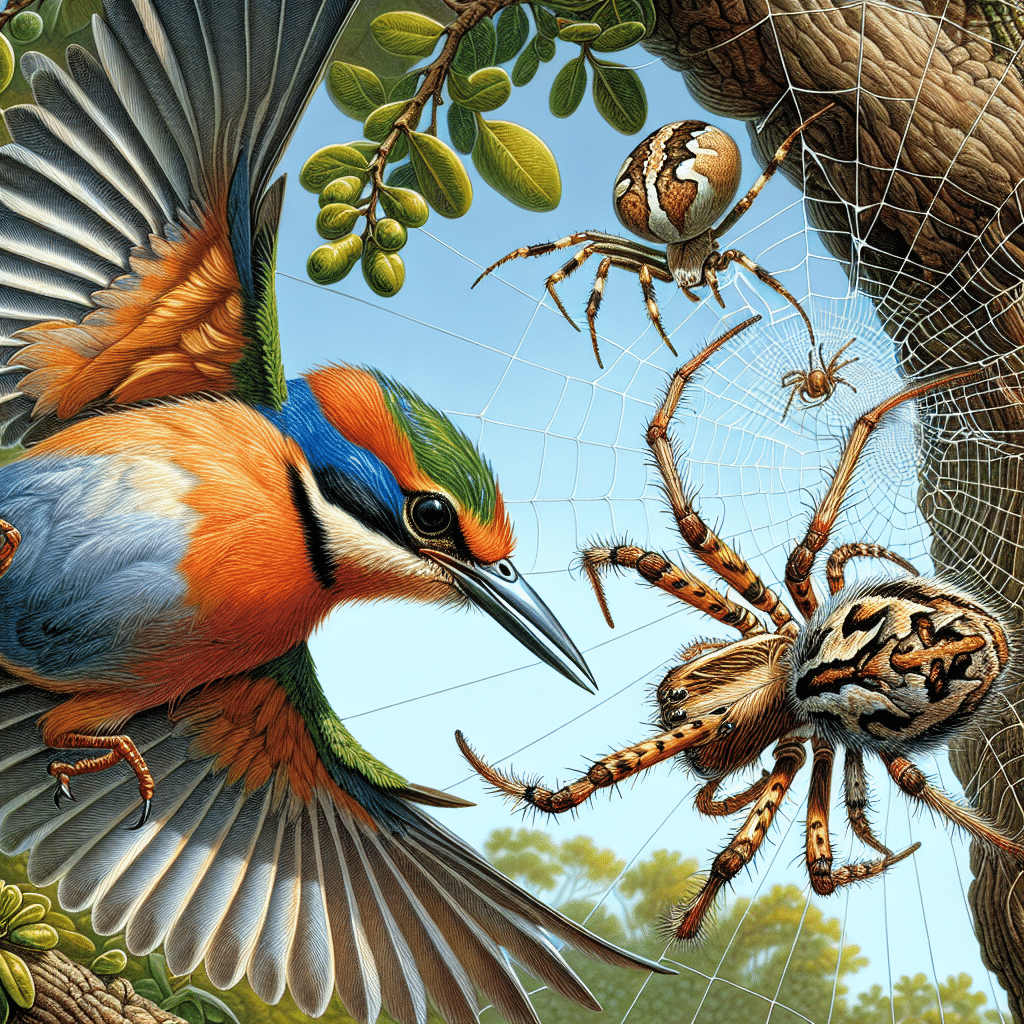 What is the natural predator of spiders