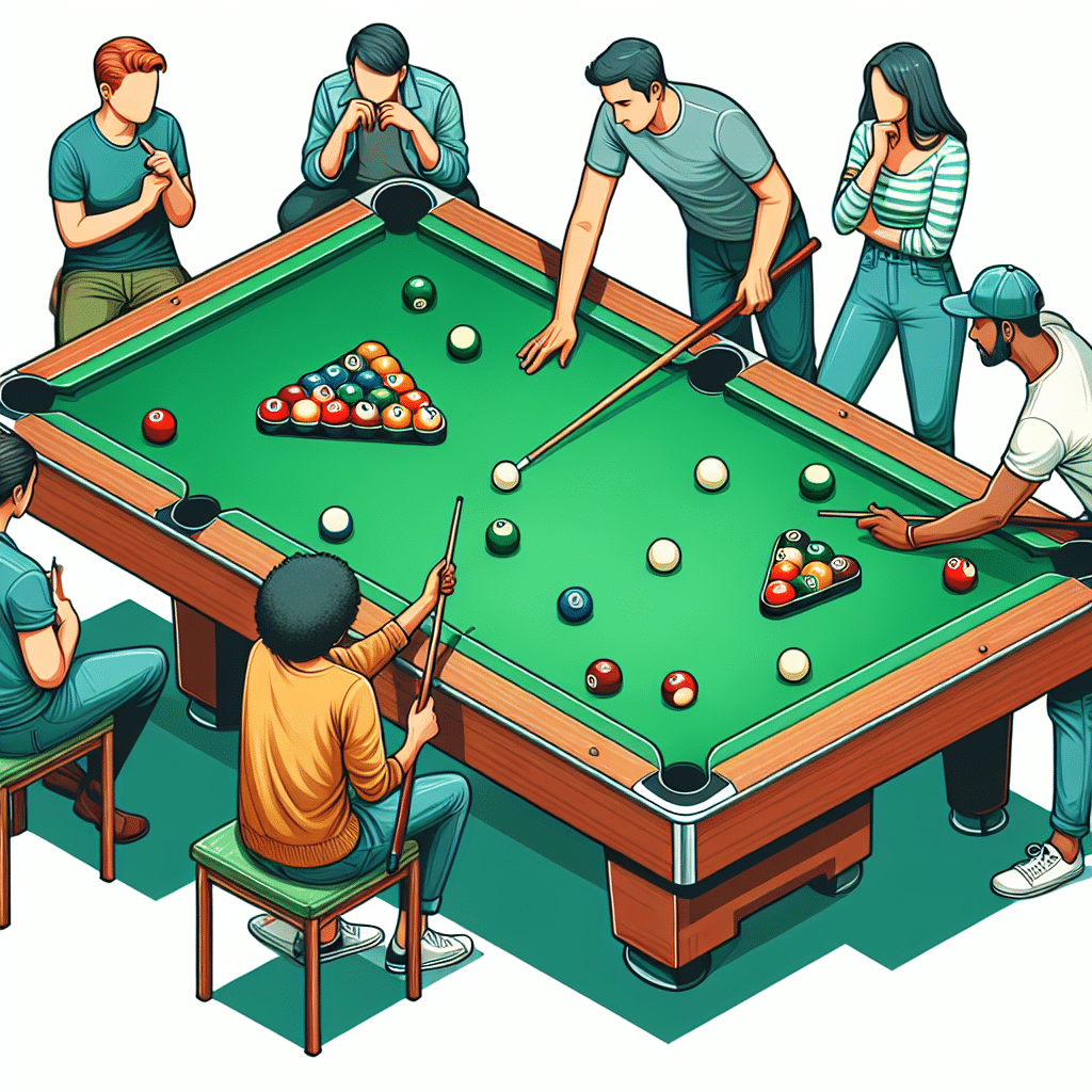 What is the table top game called canada pool game