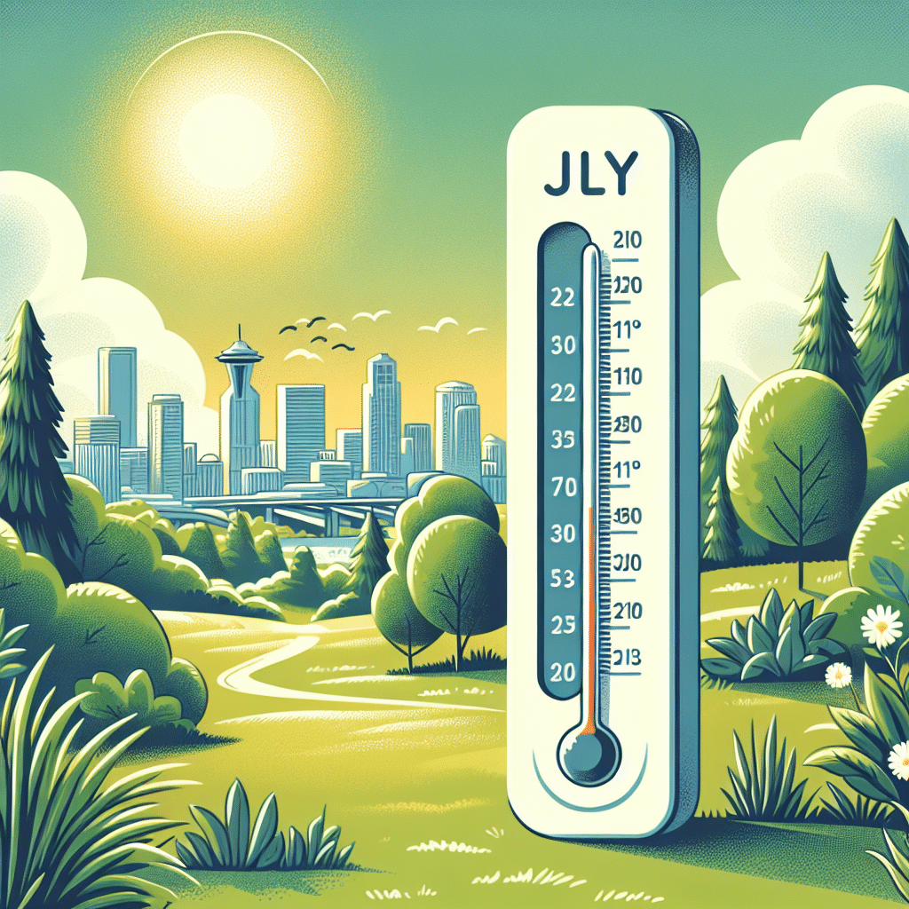 What is the temp in seattle in july