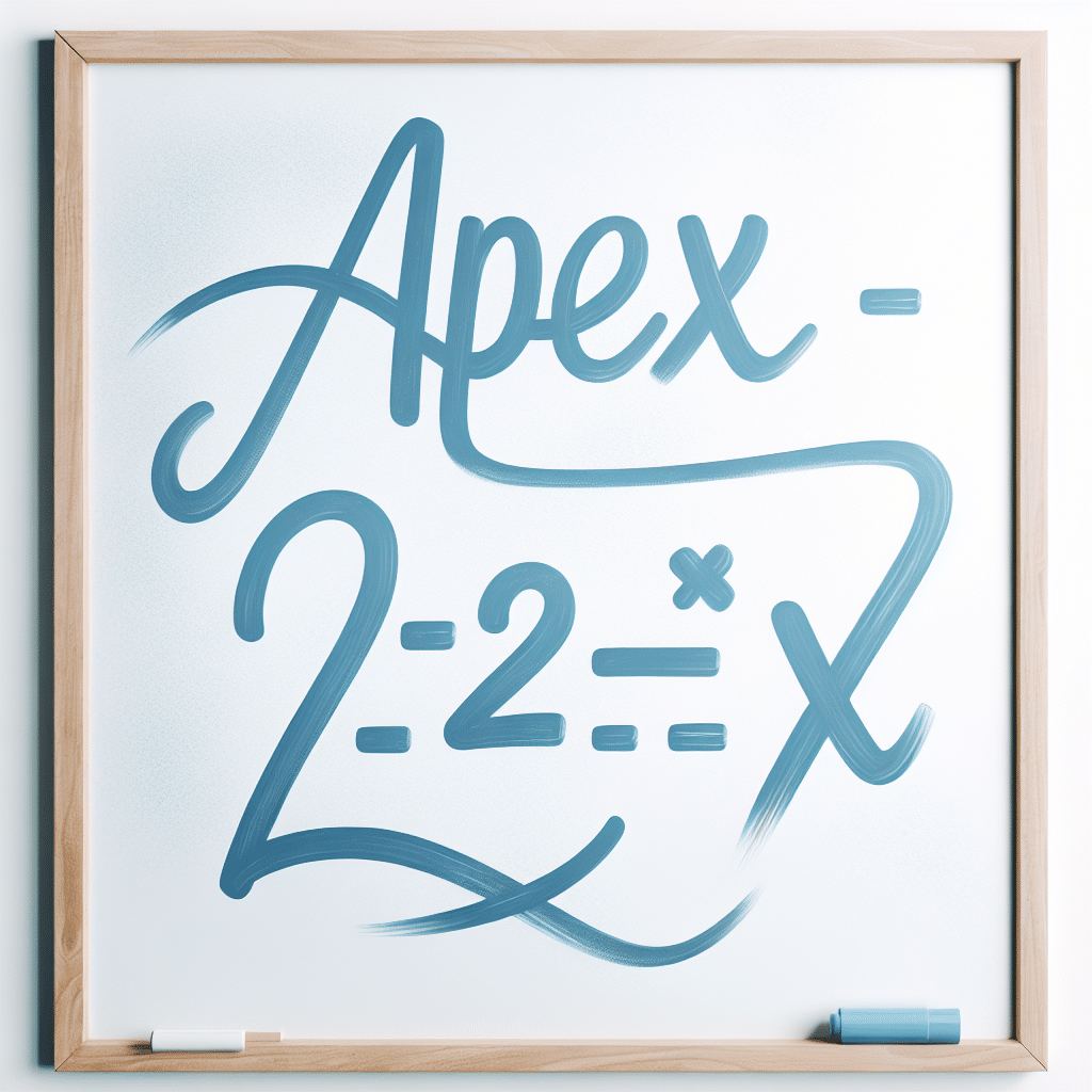 What is the value of x apex 2.2.3