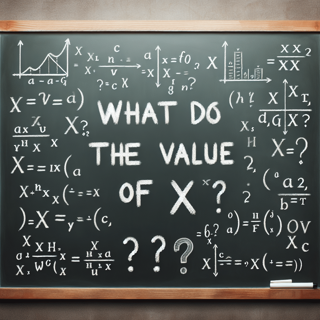 What is the value of x.