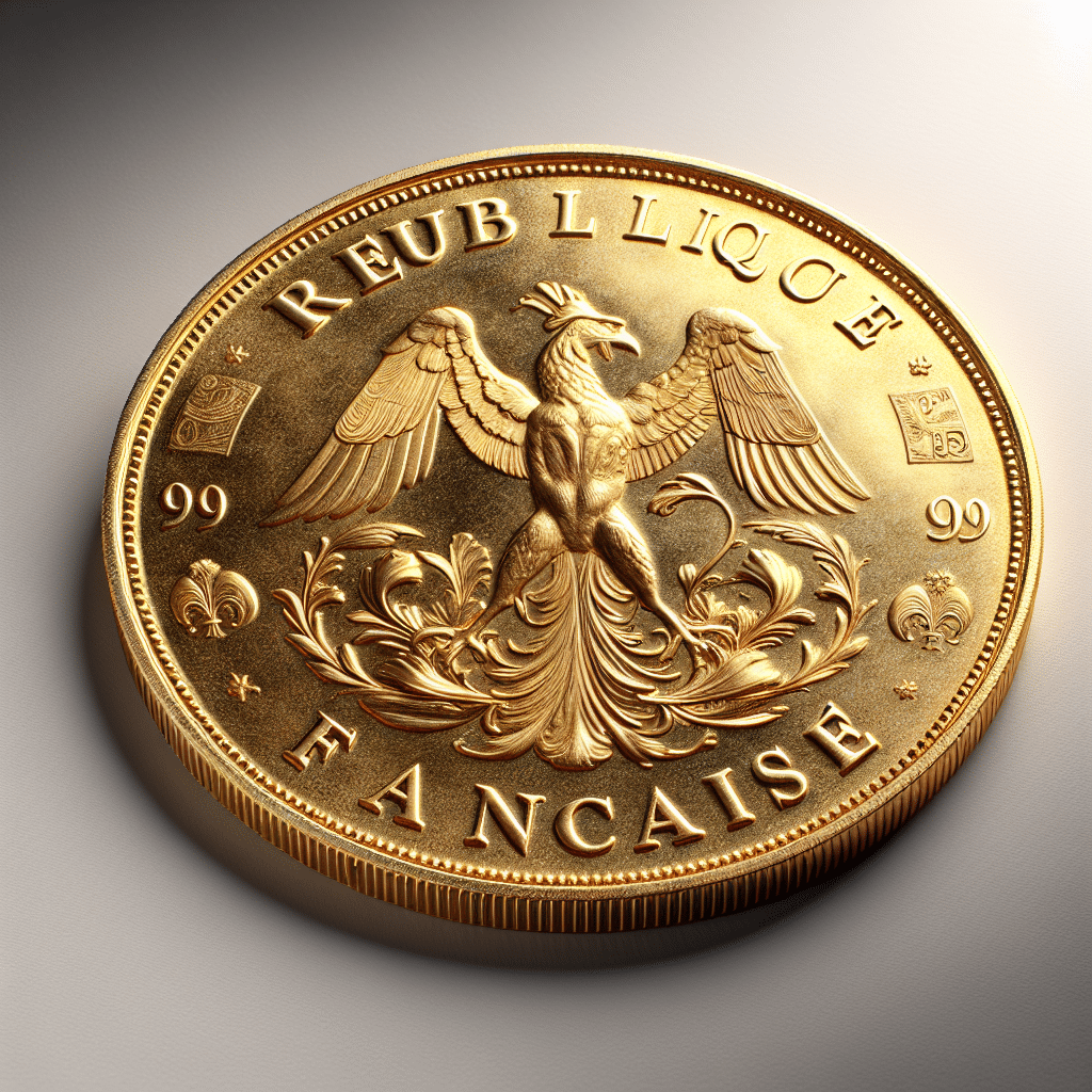 What karat is republique. Francaise coin