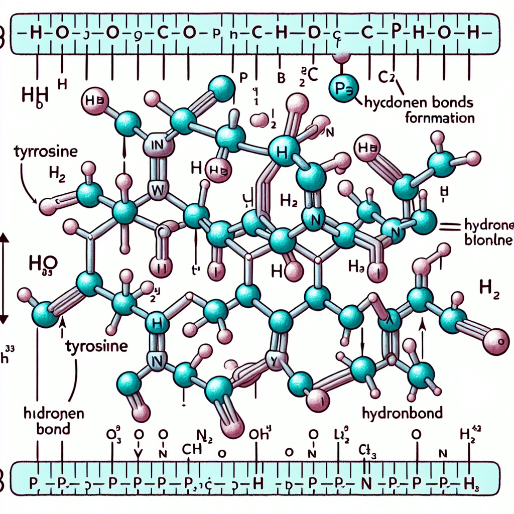 What ph is tyrosine able to form h bonds