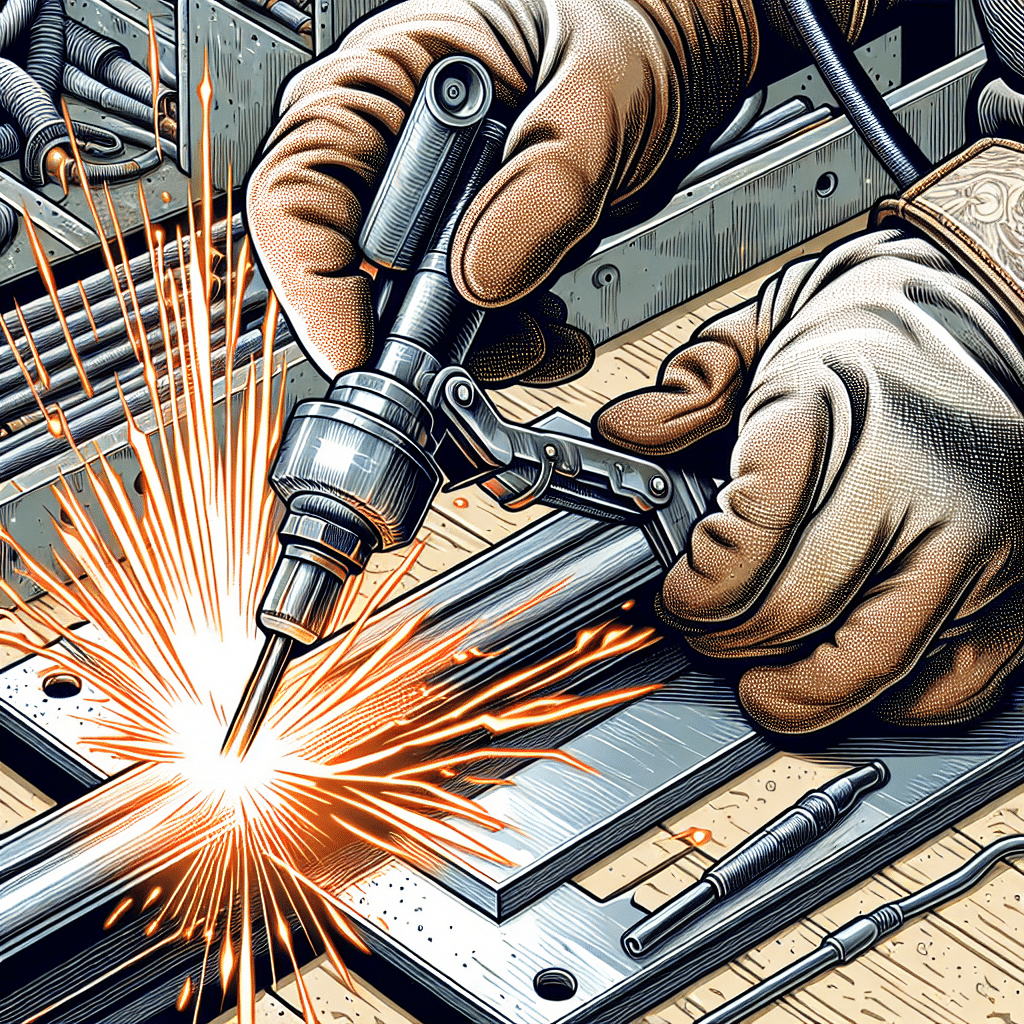 What rod is used to weld stainless steel to metal
