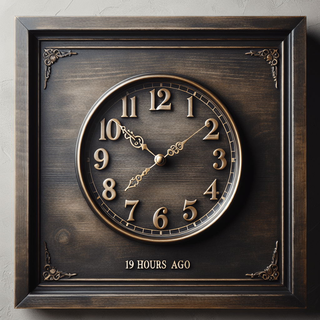 What time is it 19 hours ago