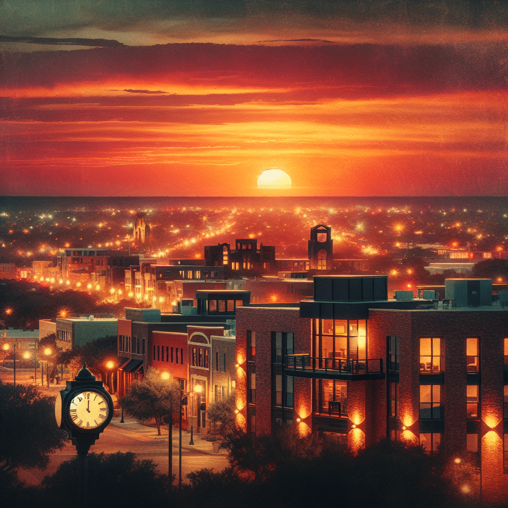 What time is sunset lubbock