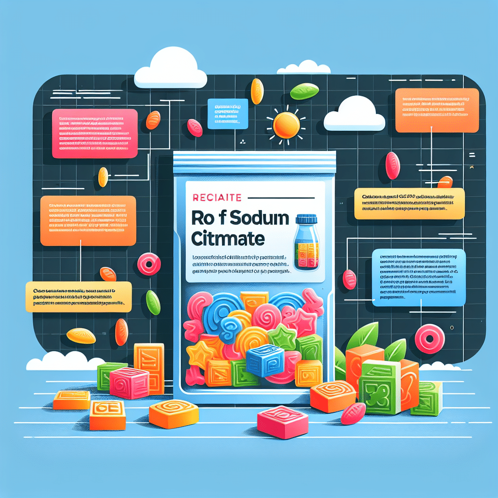 What is sodium citrate doing in vitamin gummies
