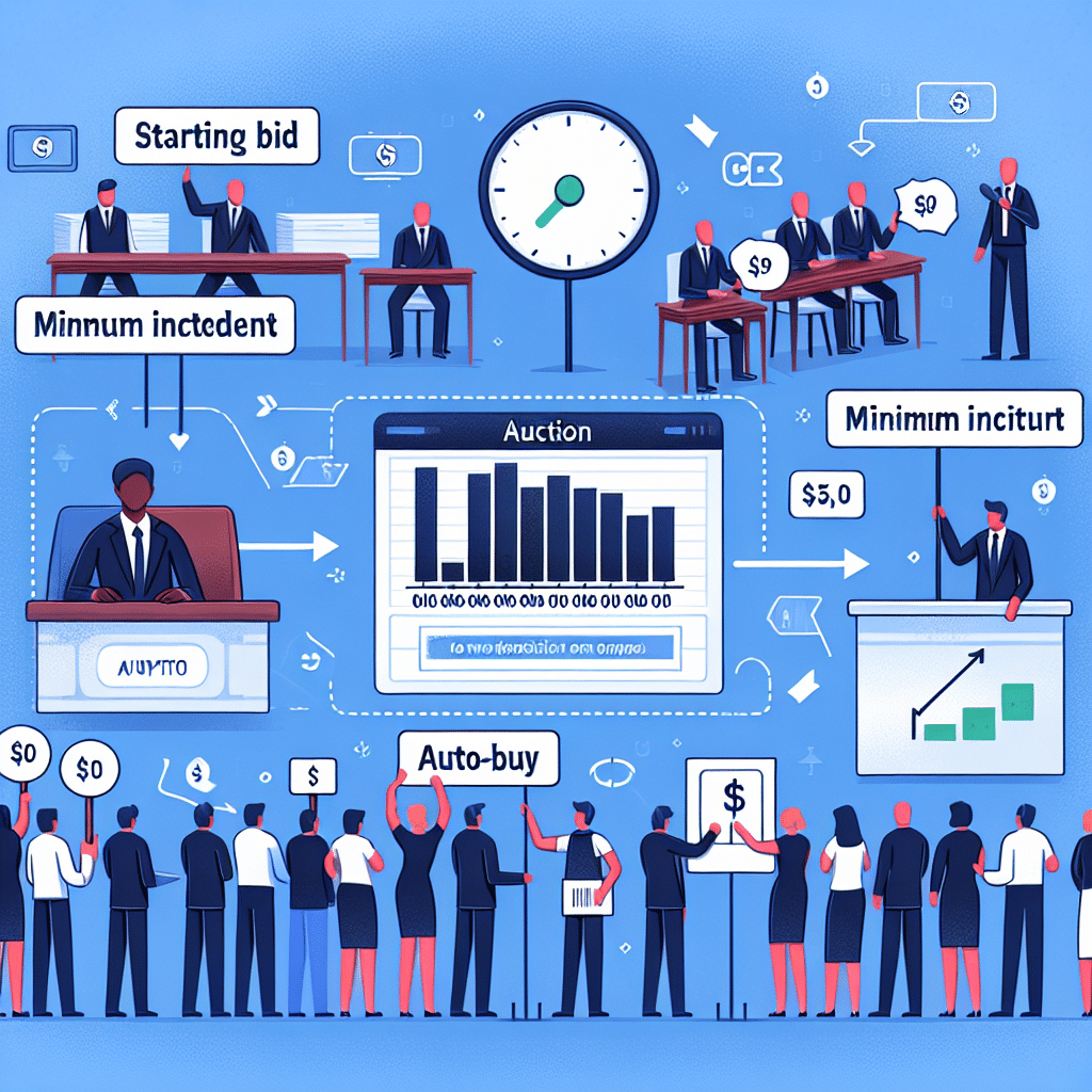 What is starting bid minimum incremen and autobuy
