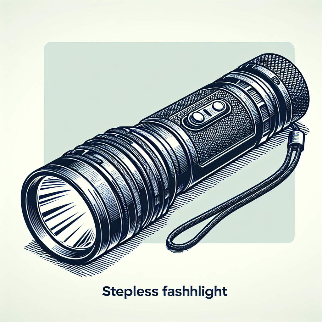 What is stepless flashlight