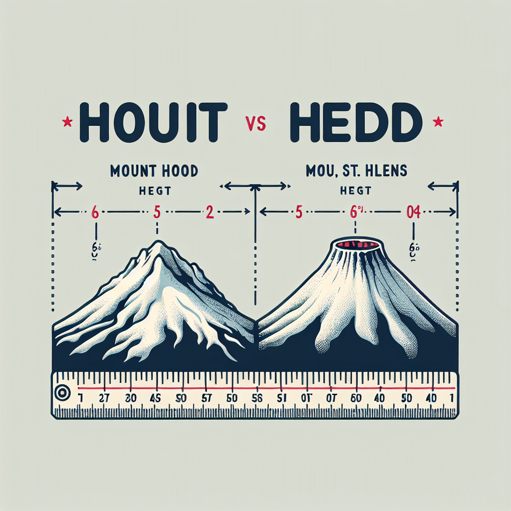 What is taller hood or st helens