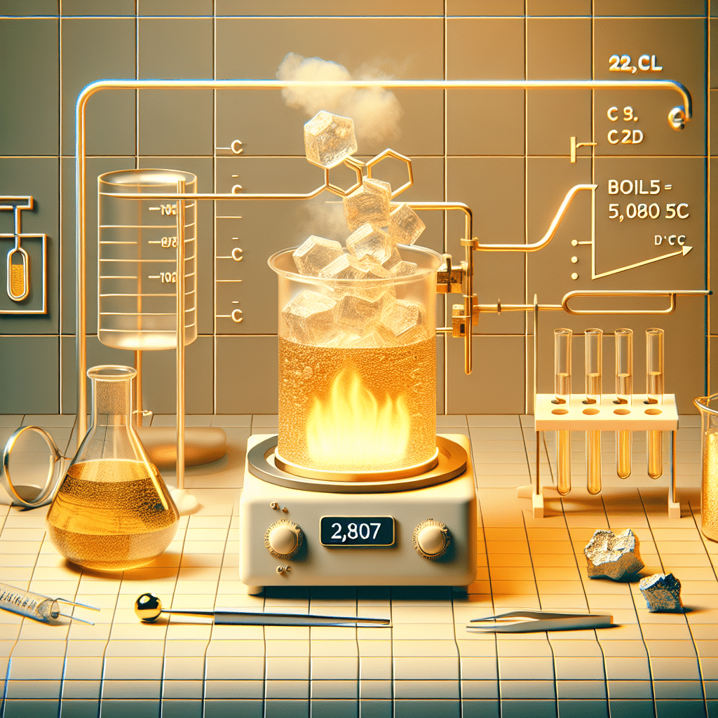 What is te boiling point of gold