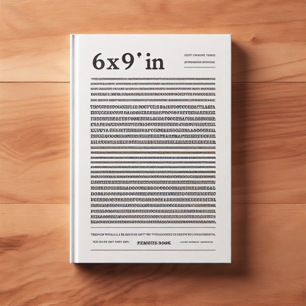 What is the best font size for a 6×9 book