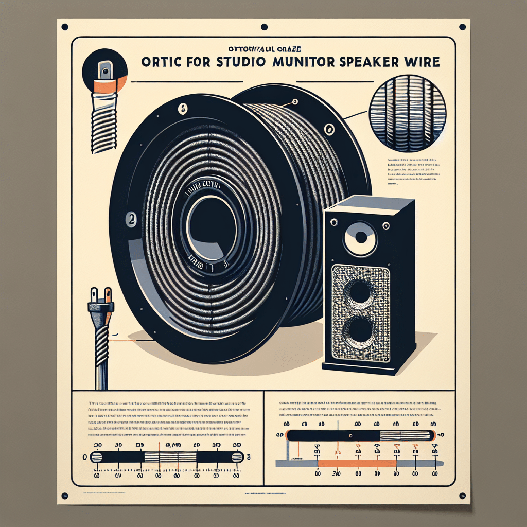 What is the best gauge for speaker wire studio monitor