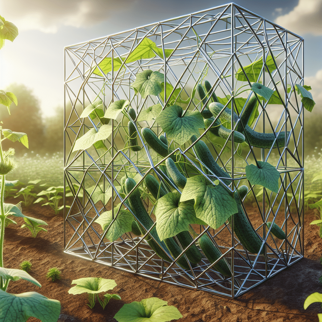What is the best steel cage for cucumbers