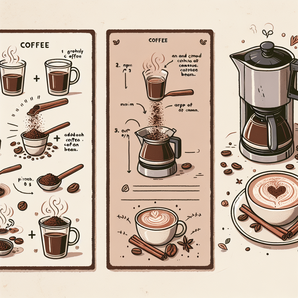 What is the coffee recipe with cinnamon and cumin