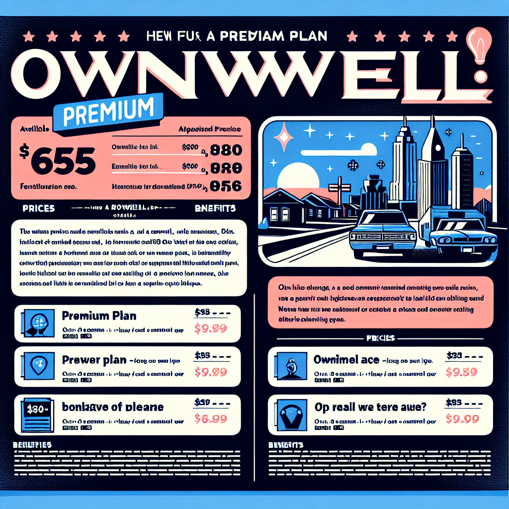 What is the cost of ownwell premium plan in texas