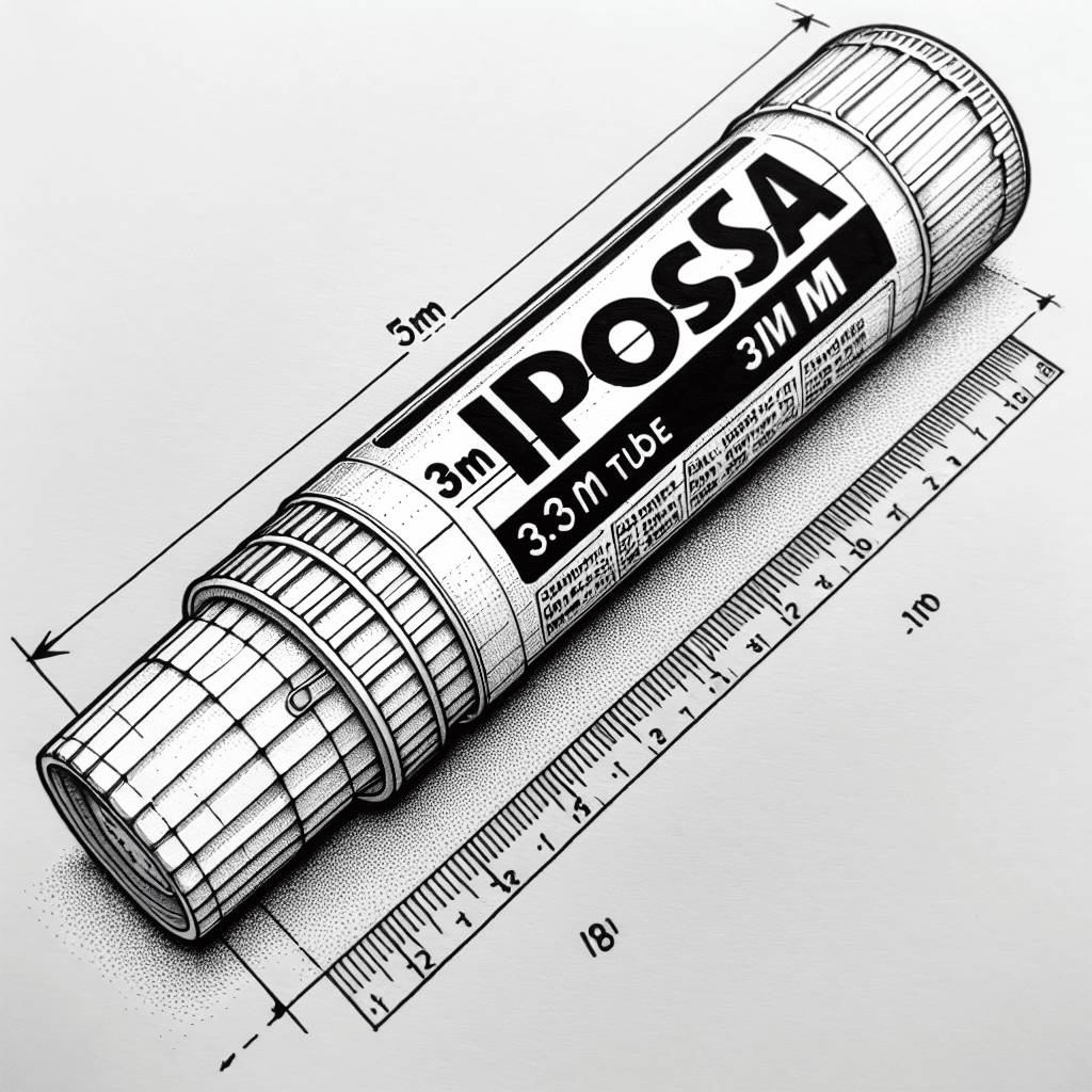 What is the diameter of a posca 3m tube