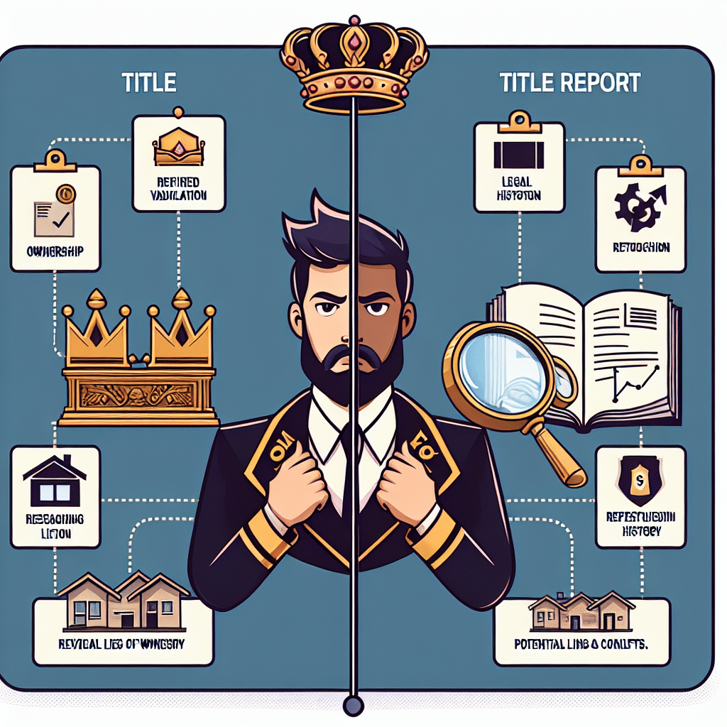 What is the difference between a title and title report
