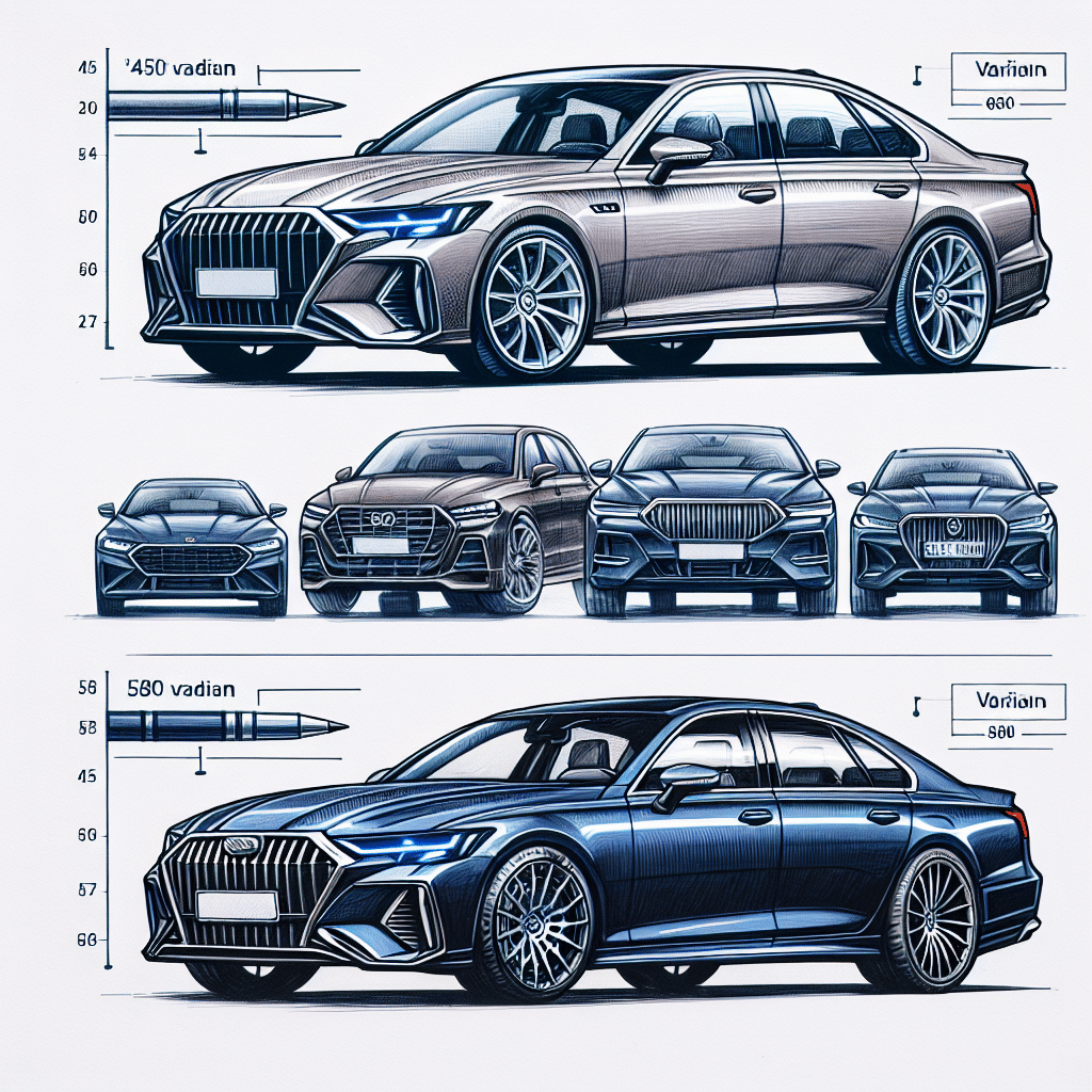 What is the difference between eqs sedan 450 and 580