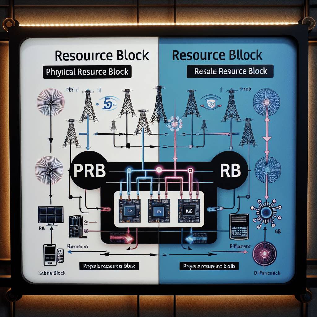 What is the difference between prb and rb in 5g
