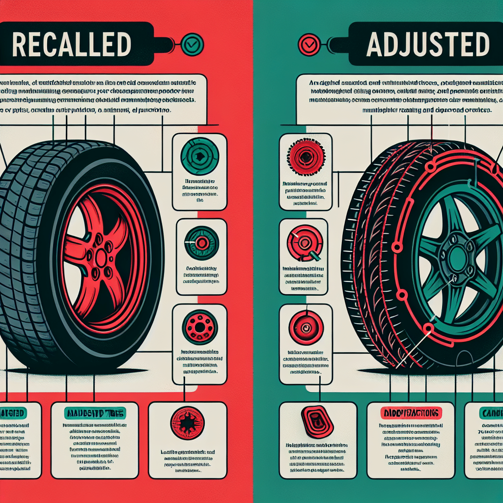 What is the difference between recall and adjusted tires