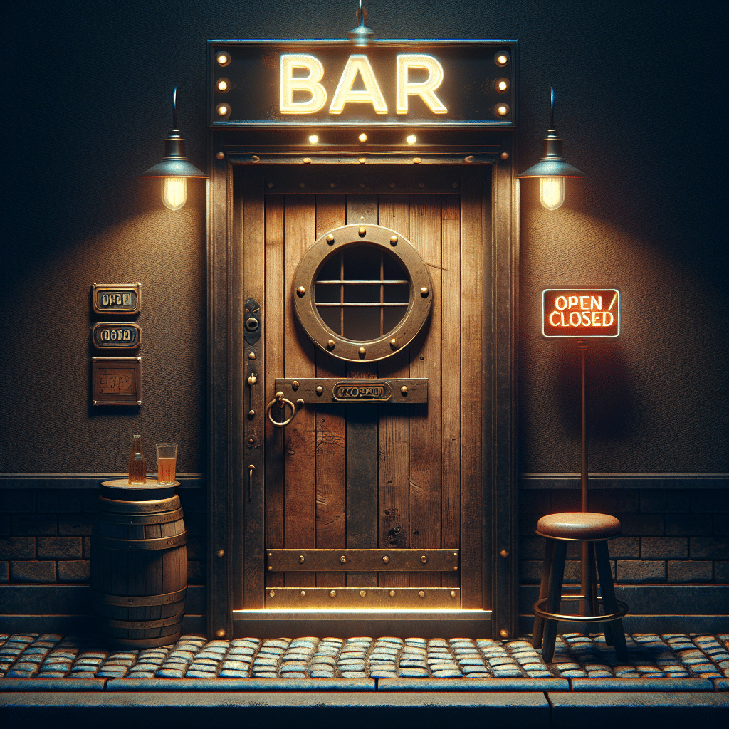 What is the door in a bar called
