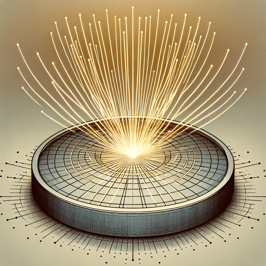 What is the electric field above a disk